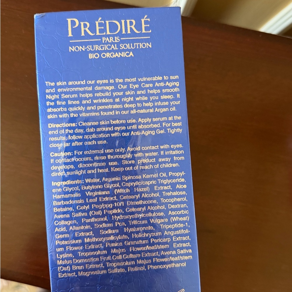 Prédiré Eye Care Anti-Aging Night Serum — Blue - Picture 2 of 3